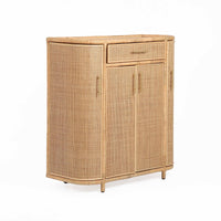 Elara Natural Rattan Bar Cabinet