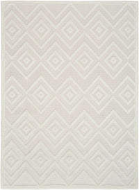 Aericka Indoor/Outdoor Ivory & White Area Rug - Elegance Collection