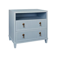 Isla 32.5" Light Blue Nightstand/End Table