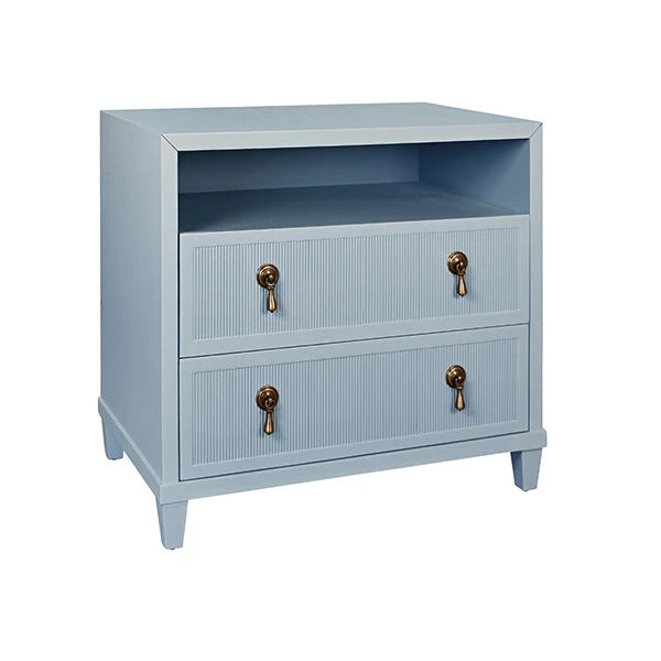 Isla 32.5" Light Blue Nightstand/End Table