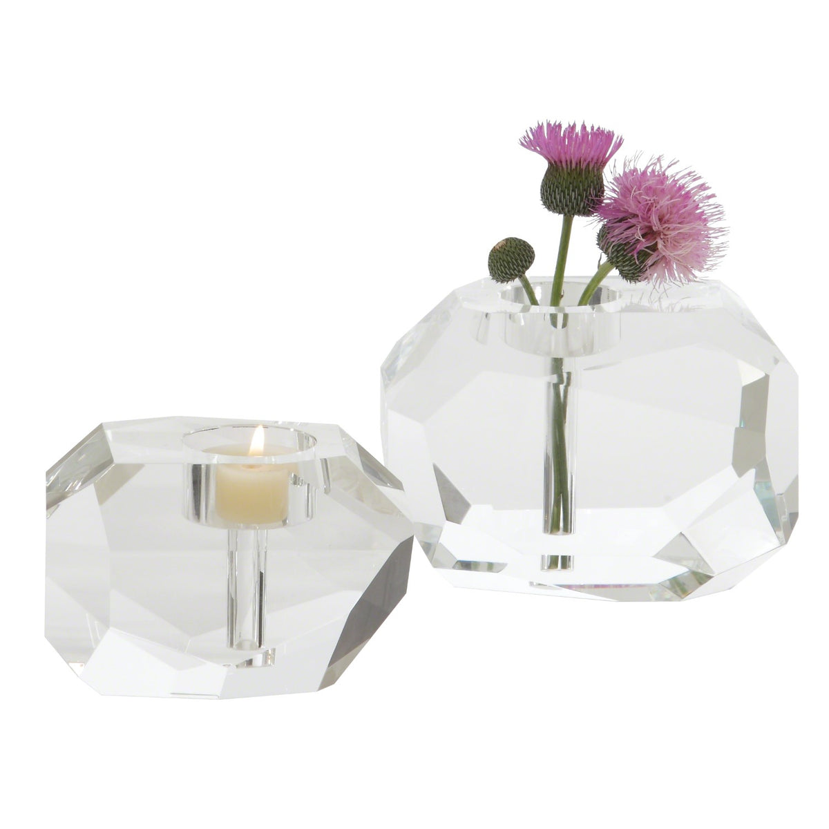 Gemstone Candleholer/Vase (2 Sizes Available)