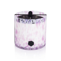 Opal Glass Five-Wick Candle Jar White & Lilac/Elderflower Gin (Set of 2)