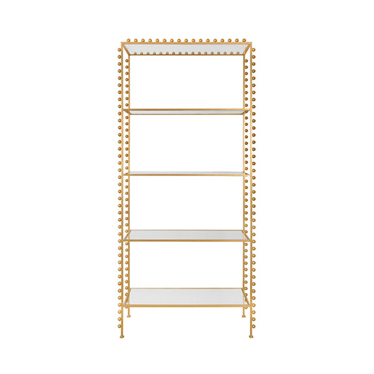 Nicole Gold Leaf Etagere