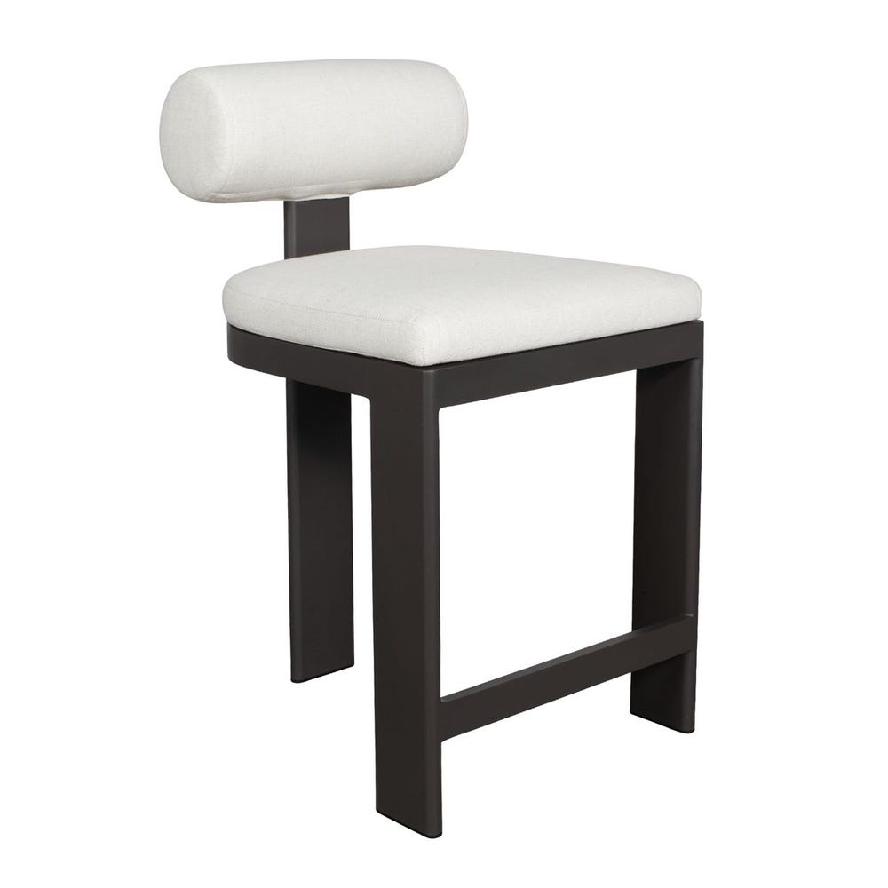 Verah White Outdoor Counter Stool