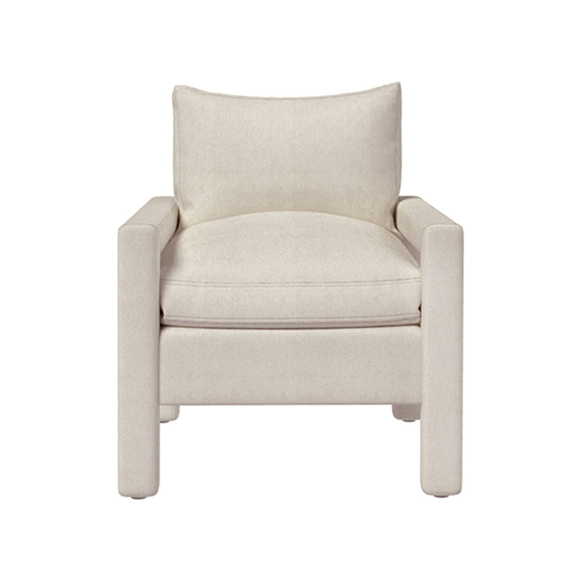 Pippa Classic/Modern Natural Custom Accent Chair