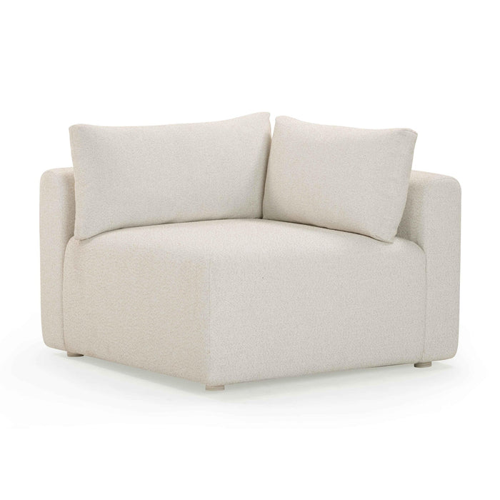 Karsyn Cream Performance Fabric Outdoor Modular Corner Chair