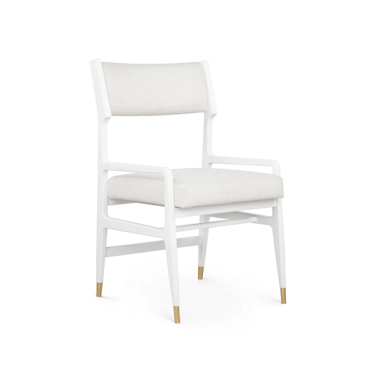 Valerie White Arm Chair