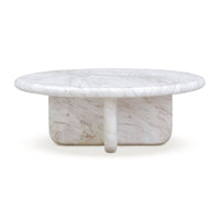 Juju Marble 32" Short Coffee Table (Indoor or Outdoor)