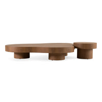 Penelope Modern Walnut Nesting Table Set