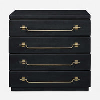 Maricio Black & Gold Dresser Drawer/Nighstand