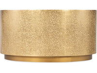 Evva Textured Brass Foil Coffee Table