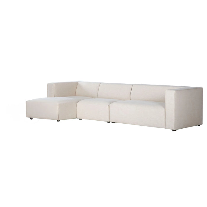 Ashlee Pebble Chenille Weave Left Modular Sectional