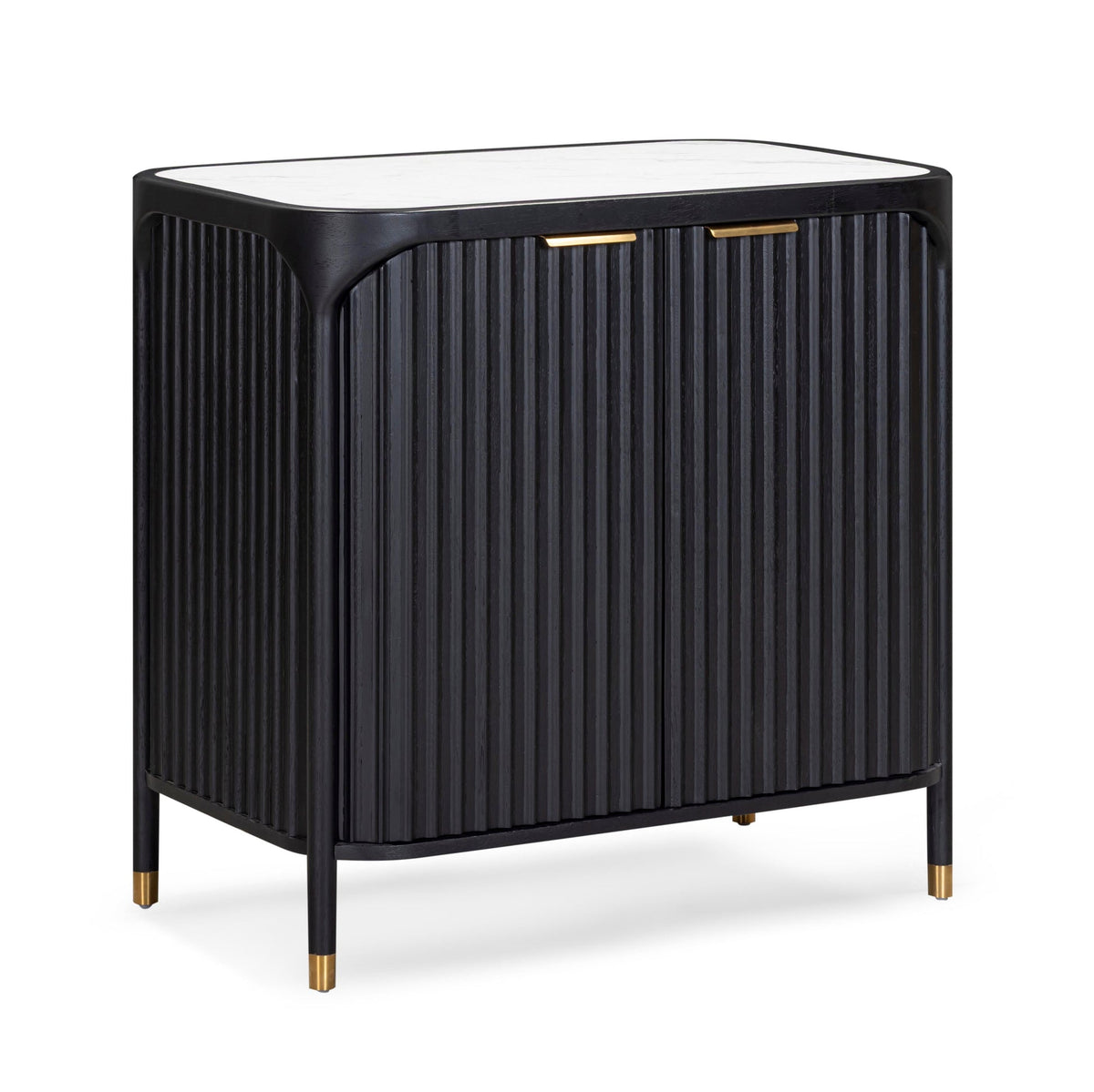 Yasmine 36" Black Bar Cabinet