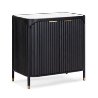 Yasmine 36" Black Bar Cabinet