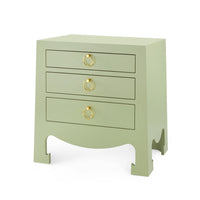 Maylee 26" Green & Gold Nightstand