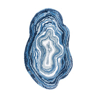 Blue Agate 100% Egyptian Cotton Luxury Bath Rug