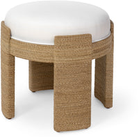 Faye Natural Ottoman