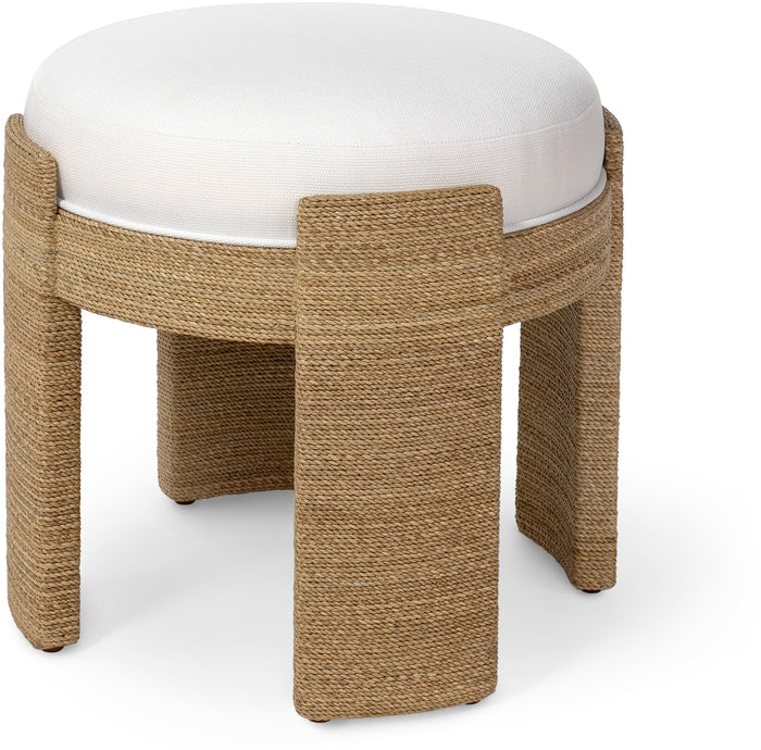 Faye Natural Ottoman