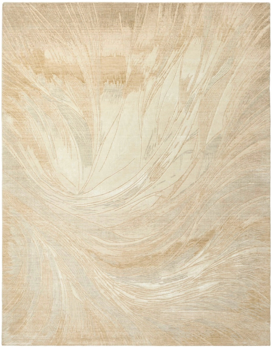 Meridith Beige/Grey Abstract Area Rug