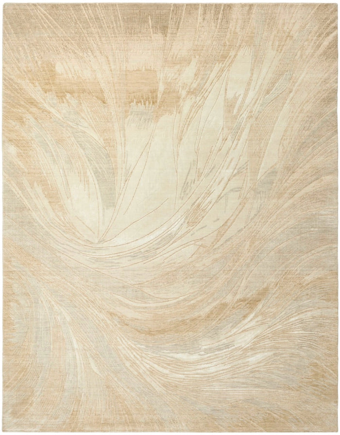 Meridith Beige/Grey Abstract Area Rug