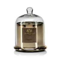 Apothecary Golden Beach Scented Gold Candle with Glass Dome - Set of 4 (2 Sizes Available)