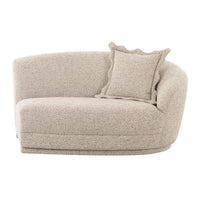 Marion 60: Two-Tone Textured Performance Boucle Loveseat - RAF