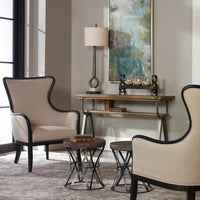 Maeve Sand Wing Chair