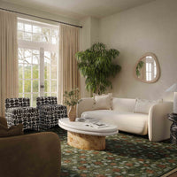 Lou 91.3” Sandstone Textured Performance Velvet Sofa