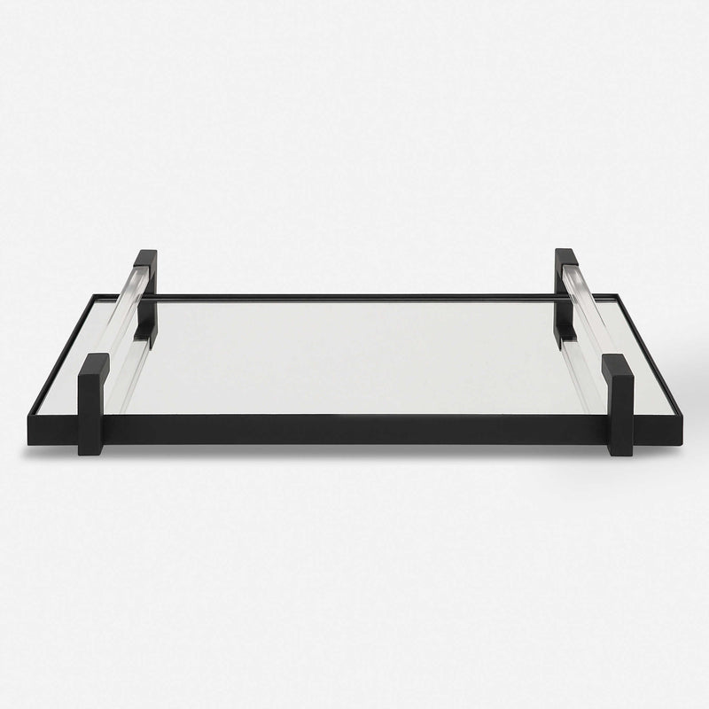 Reed Modern Black Tray