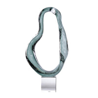 Waves Abstract Hand-blown Sculpture (2 Sizes Available)