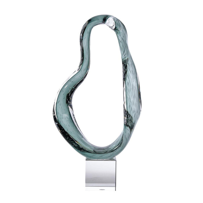 Waves Abstract Hand-blown Sculpture (2 Sizes Available)