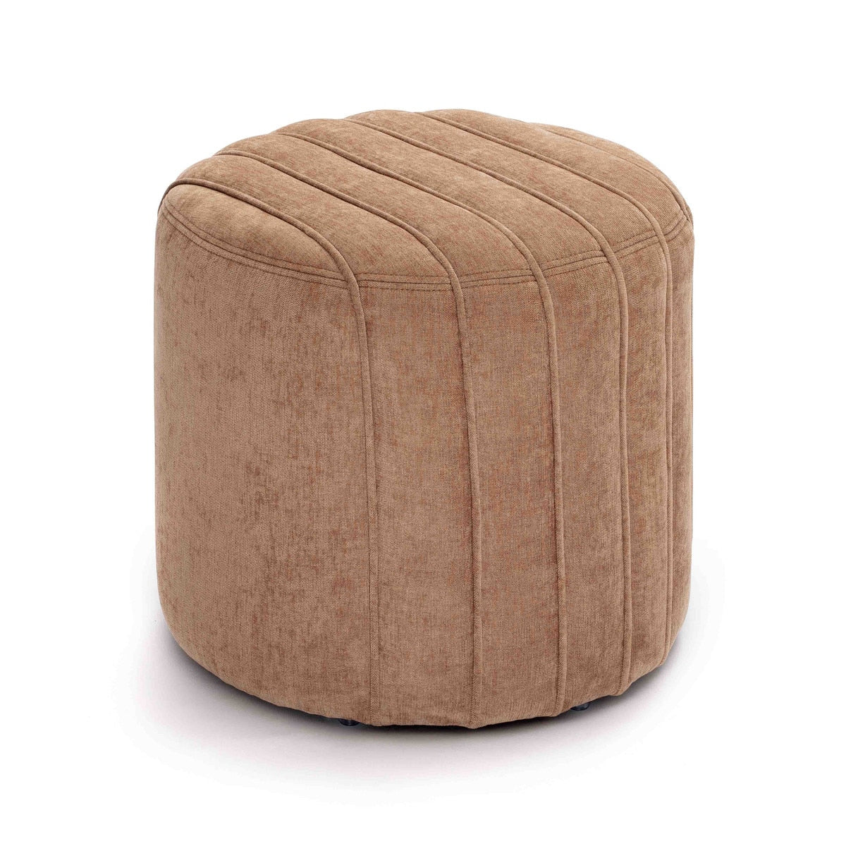 Addison Rust Chenille Ottoman