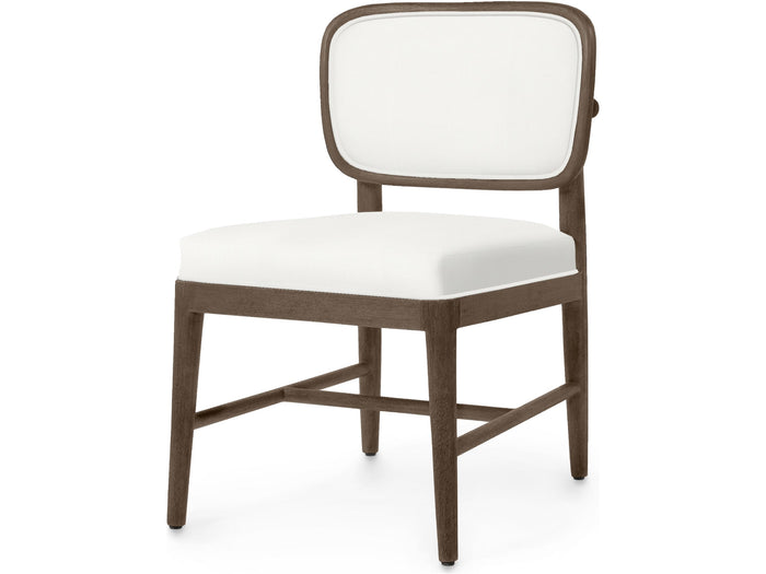 Fornelli Walnut & White Basket Weave Dining Chair