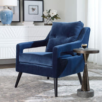 Frederick Ink Blue Armchair