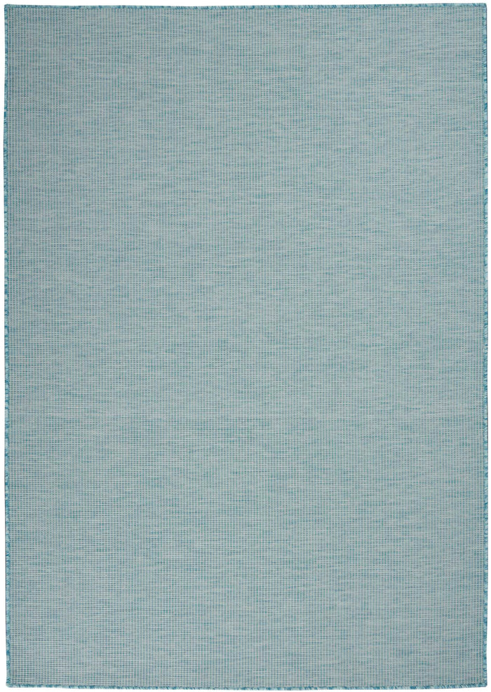 Amedee Indoor/Outdoor Lake Blue Area Rug - Elegance Collection