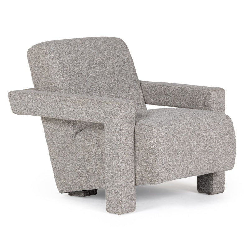 Lyndsay Modern Light Greige Accent Chair