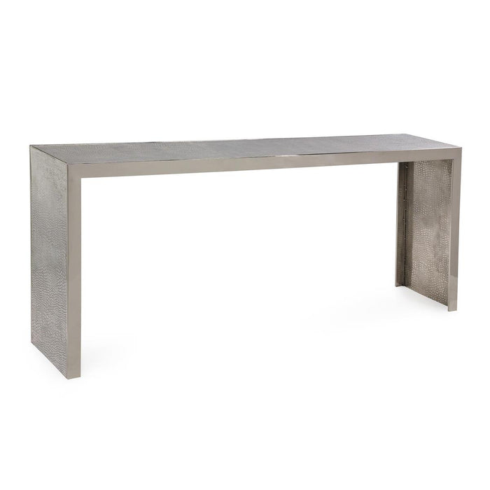 Viper Silver Textured Console Table (2 Sizes Available)