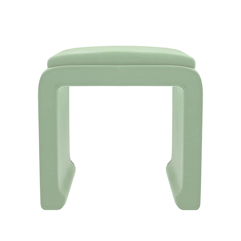 Malia Classic/Modern Sage Green Custom Upholstered Ottoman