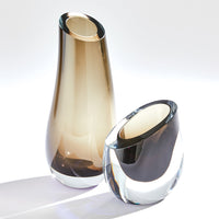 Slant Smoke Vase (2 Sizes Available)
