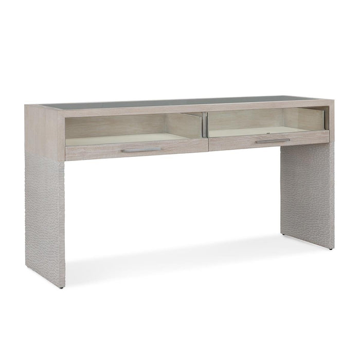 Tatum 71" Two-Drawer Lighted Console Table