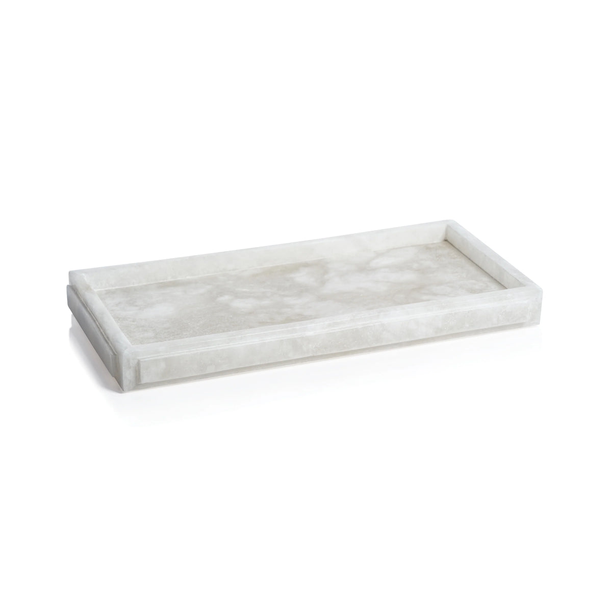 Côte d'Azur Alabaster Vanity Tray 14 in - Set of 2