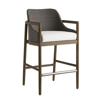 Chilton Outdoor Performance Boucle Dark Bar Stool
