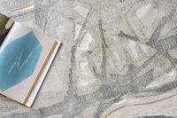 Anna Grey/Silver Modern Area Rug - Elegance Collection