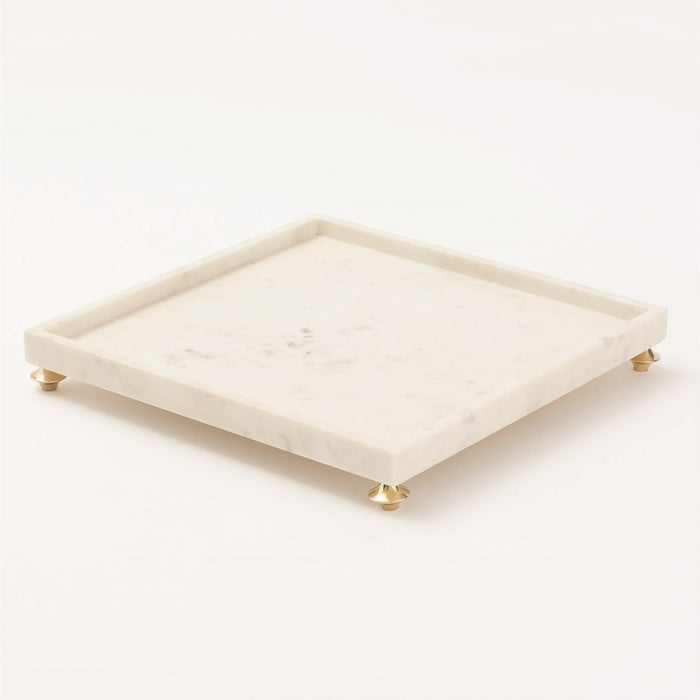 Quintessential White Square Tray