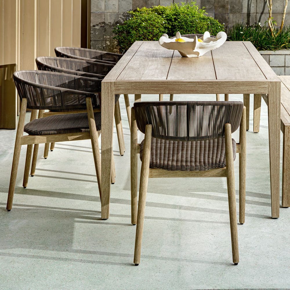 Priscilla All Weather Outdoor Dining Chair (Set of 2)