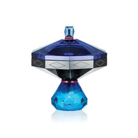 Jacqueline European Artist Collection Crystal Cobalt Bonbonniere