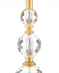 Lilly 35.5" Crystal & Brass Table Lamp
