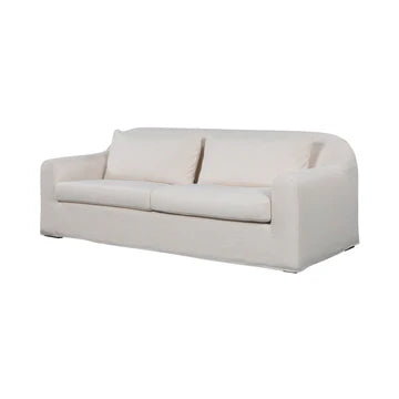 PAREE 85"  Linen Ivory Slipcover