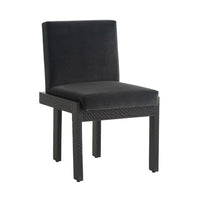 Matilda Midnight Grey Velvet Dining Chair