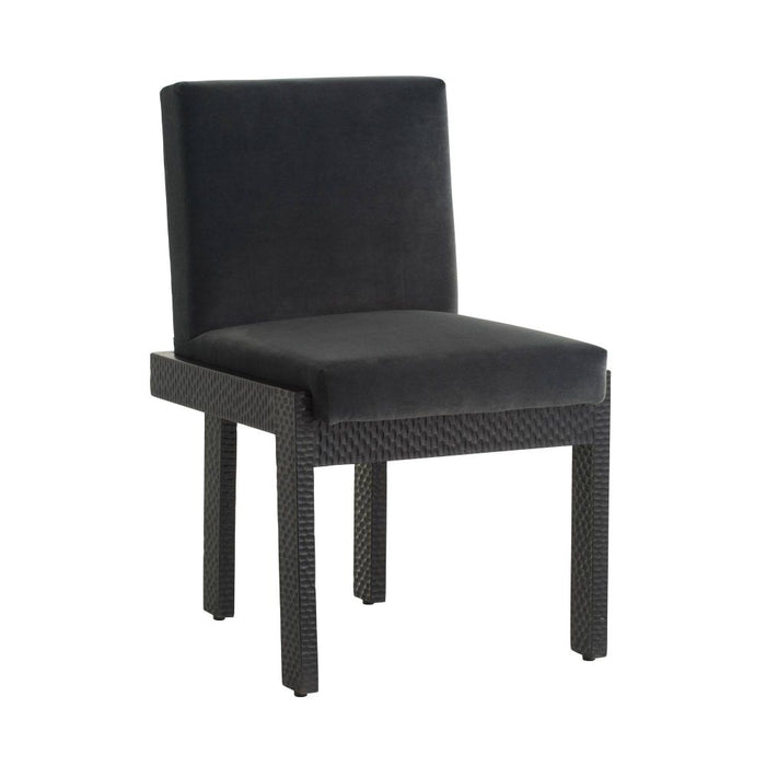 Matilda Midnight Grey Velvet Dining Chair